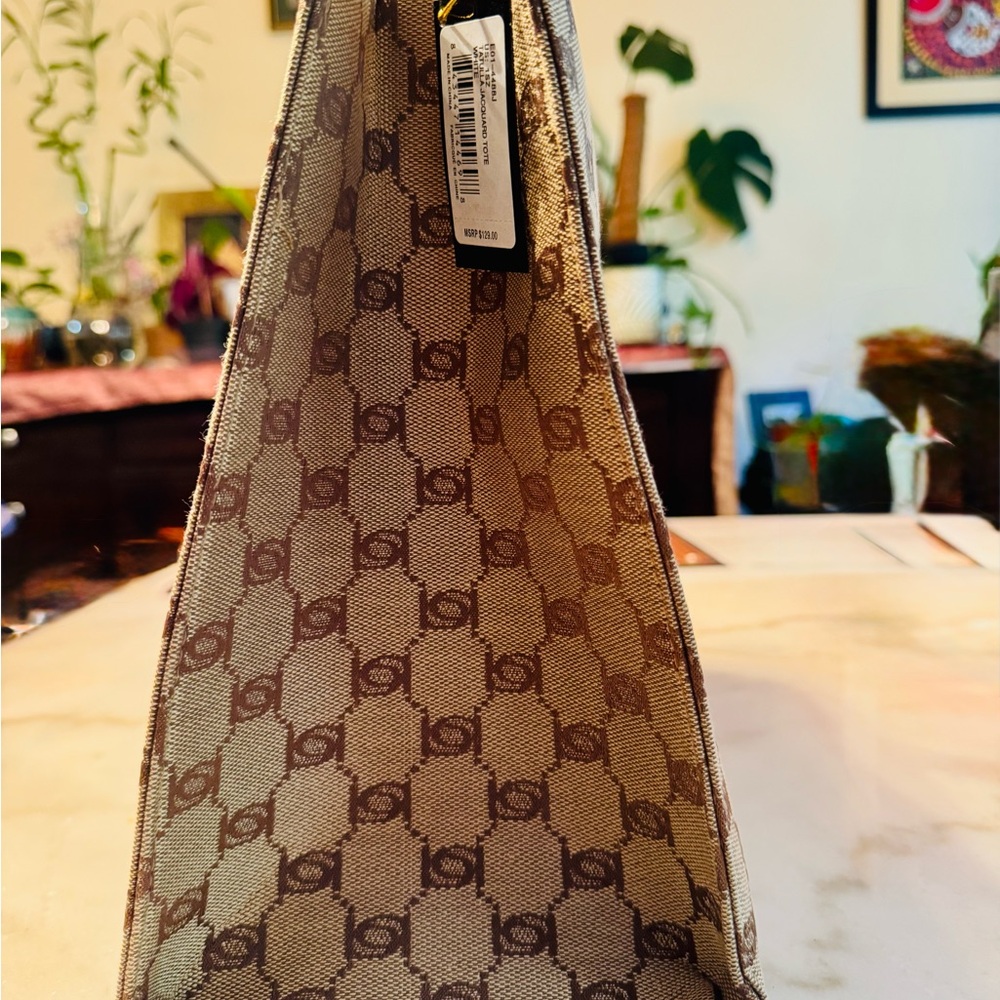 Bebe Los Angeles Monogram Tote Bag NWT - Picture 4 of 9